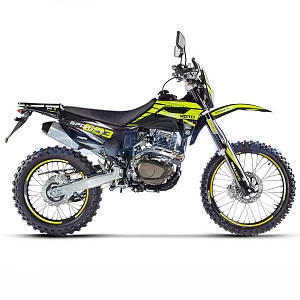 Мотоцикл Regulmoto ZZ PR 300 6 передач с ПТС (Черный/ зеленый, 158754-1)